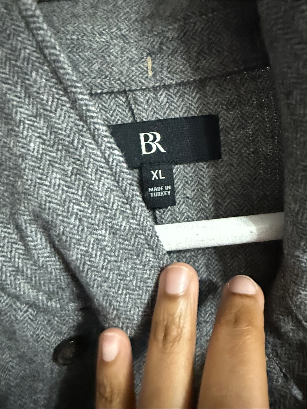 Banana Republic Men's Gray Military-Style Field Jacket - Picture 3 of 3